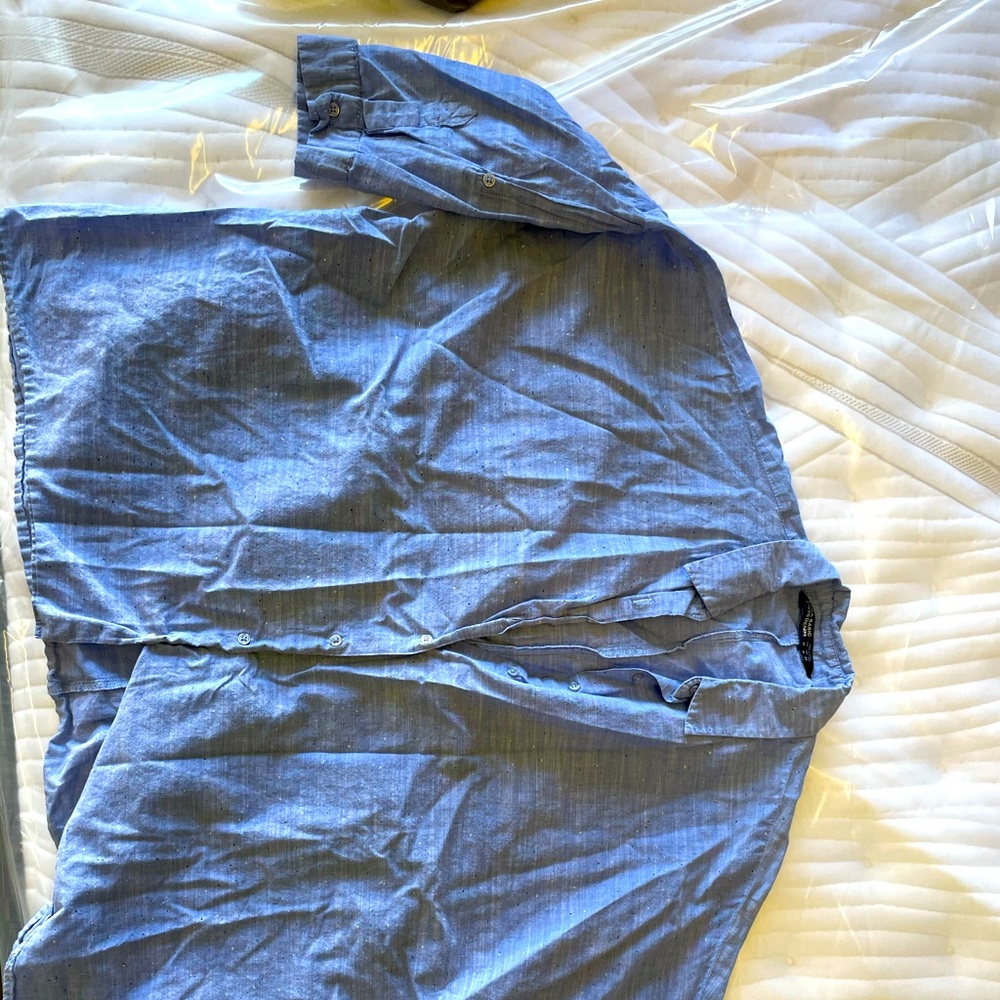 Zara basic denim shirt